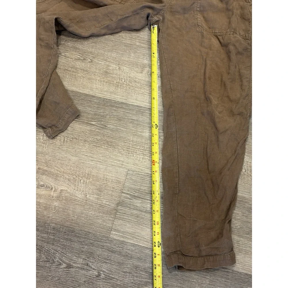 Todd Snyder Brown Utility Jogger Pants Mens Elastic Waist Cuffed Workwear Sz L